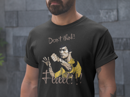 Bruce Lee style Unisex T-Shirt, T-Shirt Bruce Lee style, kung-fu style t-shirt, t-shirt kung-fu style, Martial Arts t-shirt, - McLaren Tee Hub 