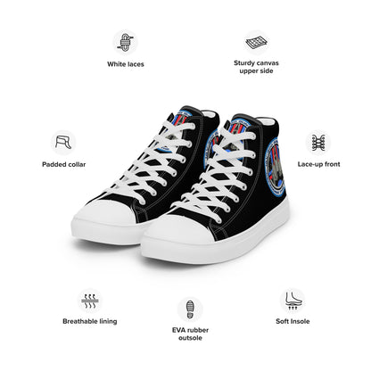 The Last Starfighter high top canvas shoes, Last Starfighter shoes, The Last Starfighter sneakers, Mens High Top Shoes, mens shoes, - McLaren Tee Hub 