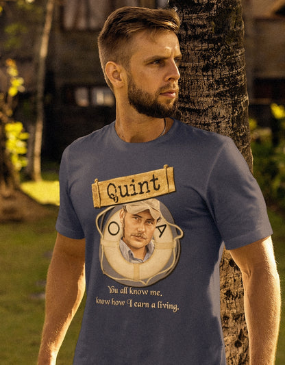 Jaws Movie, Quint t-shirt.