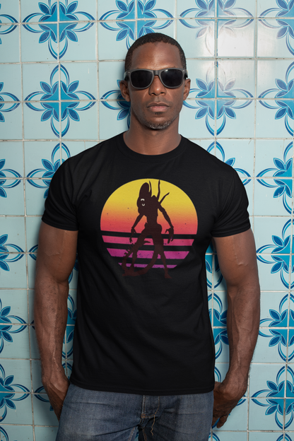 Alien Movie Sunset T shirt