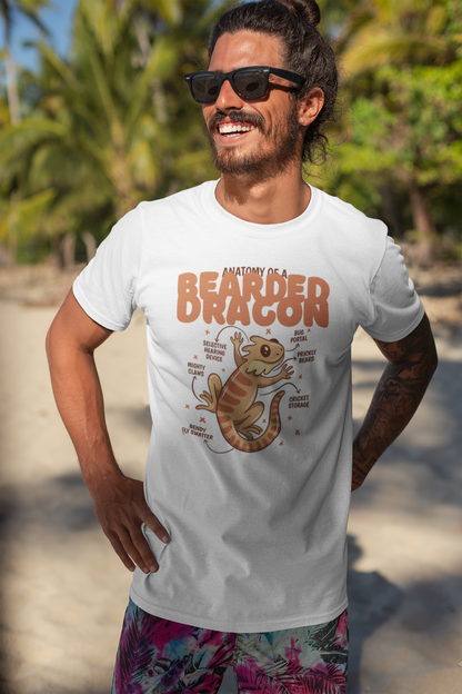 Beaded Dragon Unisex T-Shirt, Bearded Dragon t-shirt, Bearded Dragon tshirt, Bearded Dragon shirt, Bearded Dragon tee, Reptile t-shirt - McLaren Tee Hub 