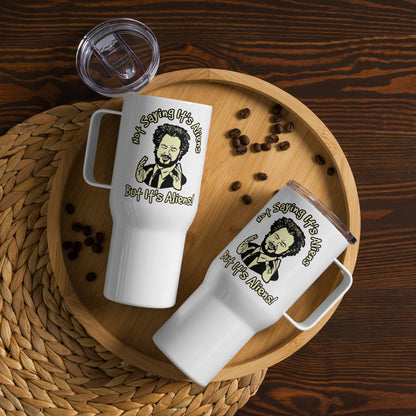 Ancient Aliens Travel mug, Thermal Mug with Handle