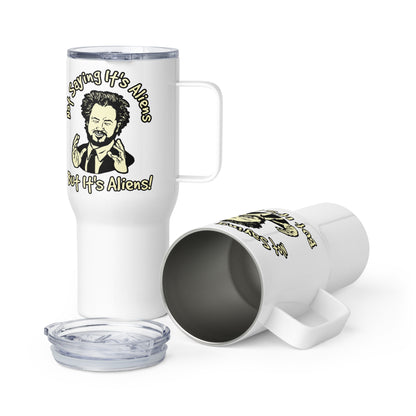 Ancient Aliens Travel mug, Thermal Mug with Handle