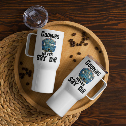 Goonies Never Die Travel Mug, Thermal Mug with Handle