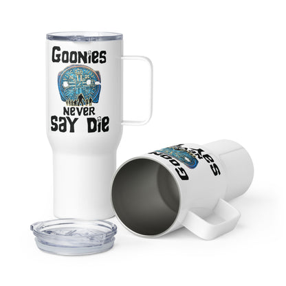 Goonies Never Die Travel Mug, Thermal Mug with Handle