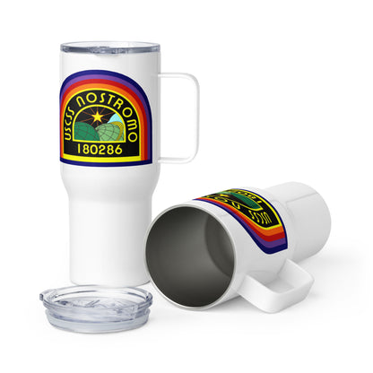 Nostromo Travel mug, Thermal Mug with Handle.