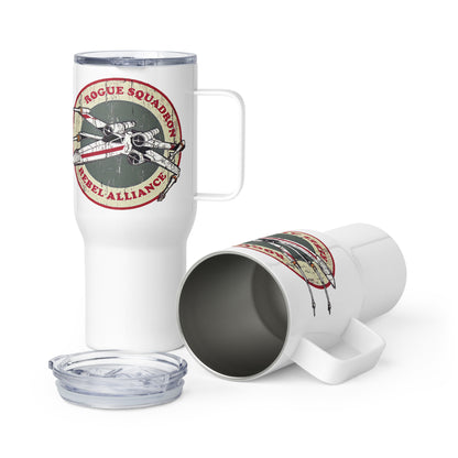 Star Wars Rogue Squadron Travel mug, Thermal Mug with Handle.