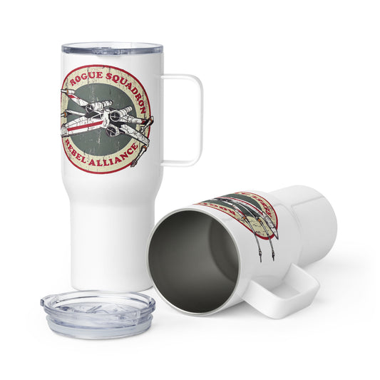 Star Wars Rogue Squadron Travel mug, Thermal Mug with Handle.