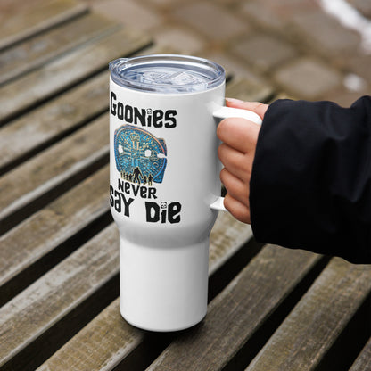 Goonies Never Die Travel Mug, Thermal Mug with Handle