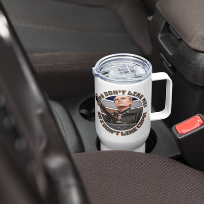 Robocop Travel mug, Thermal Mug with Handle.