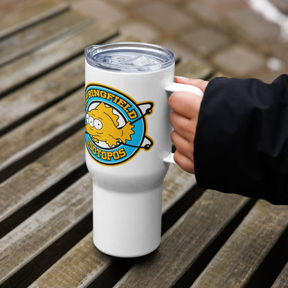 The Simpsons Travel mug, Thermal Mug with Handle.