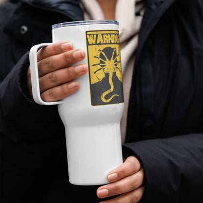 Facehugger Travel mug, Thermal Mug with Handle.