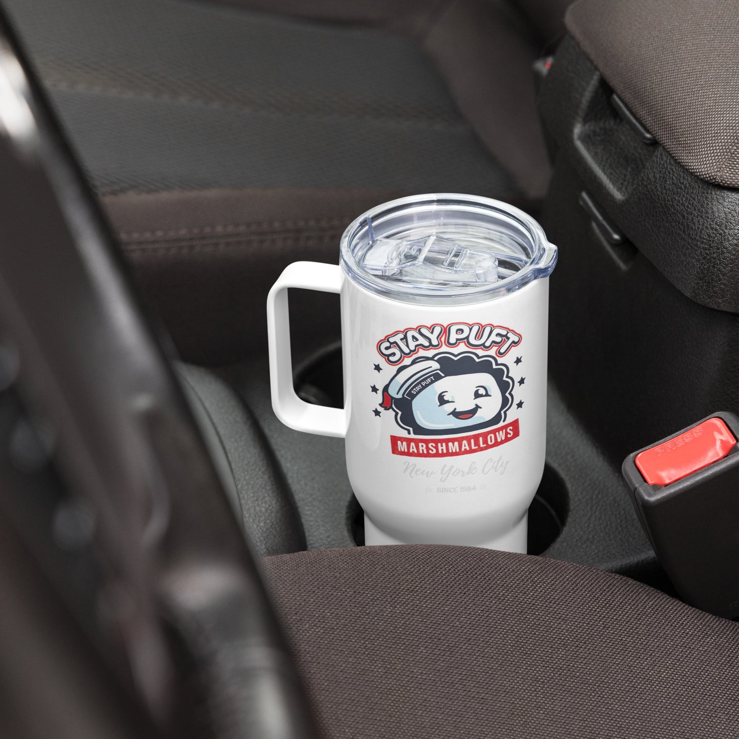 Ghostbusters Travel mug, Thermal Mug with Handle.