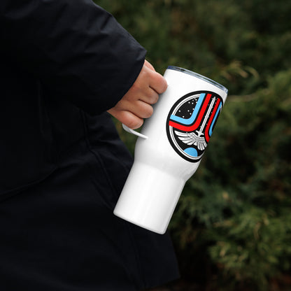 The Last Starfighter Travel mug, Thermal Mug with Handle.