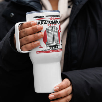 Nakatomi Plaza Travel mug, Thermal Mug with Handle.