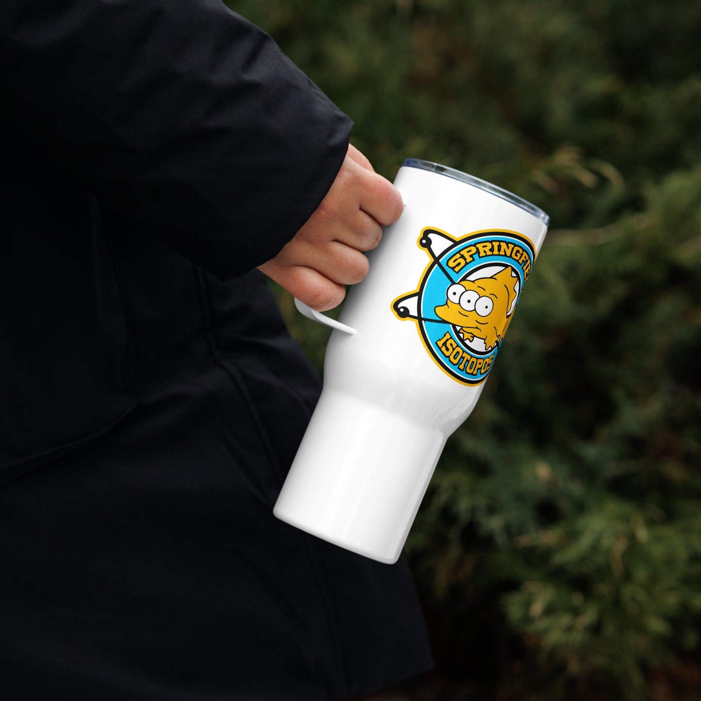 The Simpsons Travel mug, Thermal Mug with Handle.