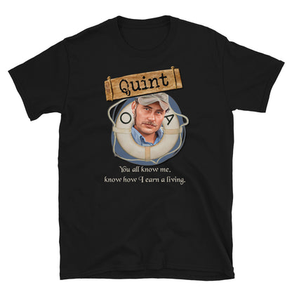 Jaws Movie, Quint t-shirt.