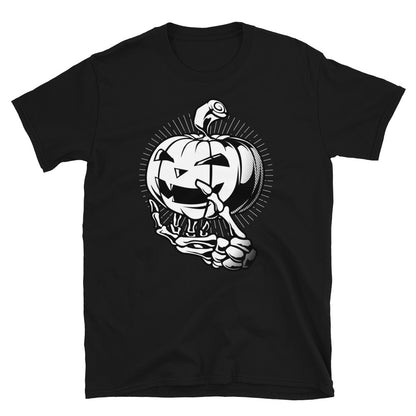 Pumpkin Skeleton hand Halloween Unisex T-Shirt