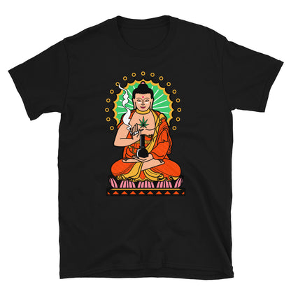 Smoking Buddha Pop Culture Unisex T-Shirt