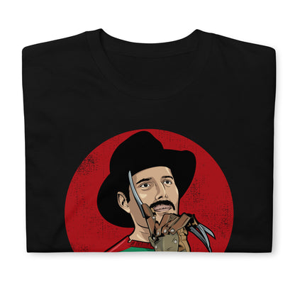 The Nightmare must go on, Freddy krueger, Freddie Mercury, Pop Culture Unisex T-Shirt