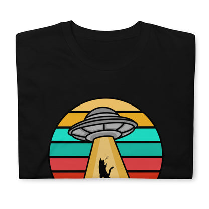 Cat Abduction UFO Unisex T-Shirt