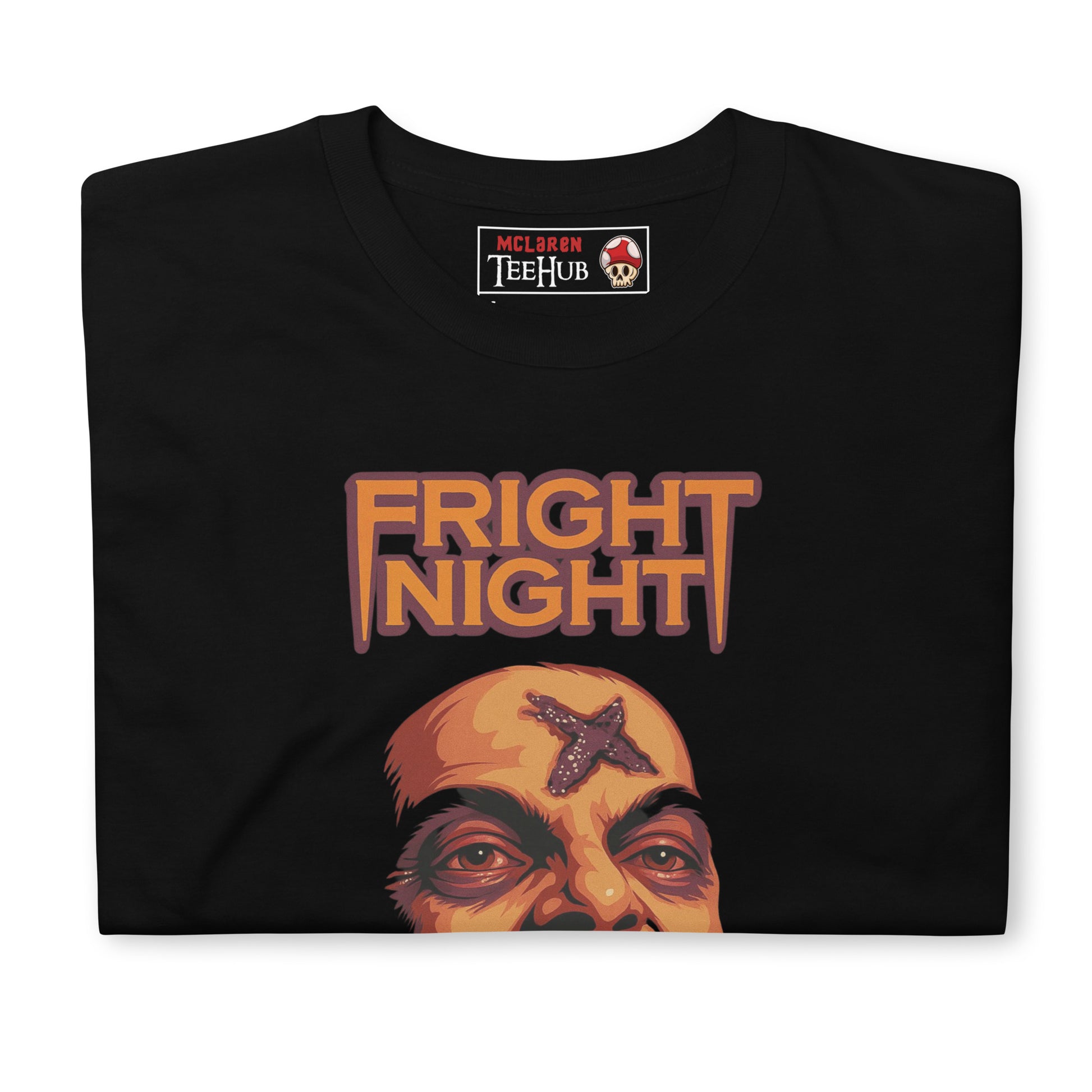 80s cult horror movie Fright Night T-shirt with screaming vampire design