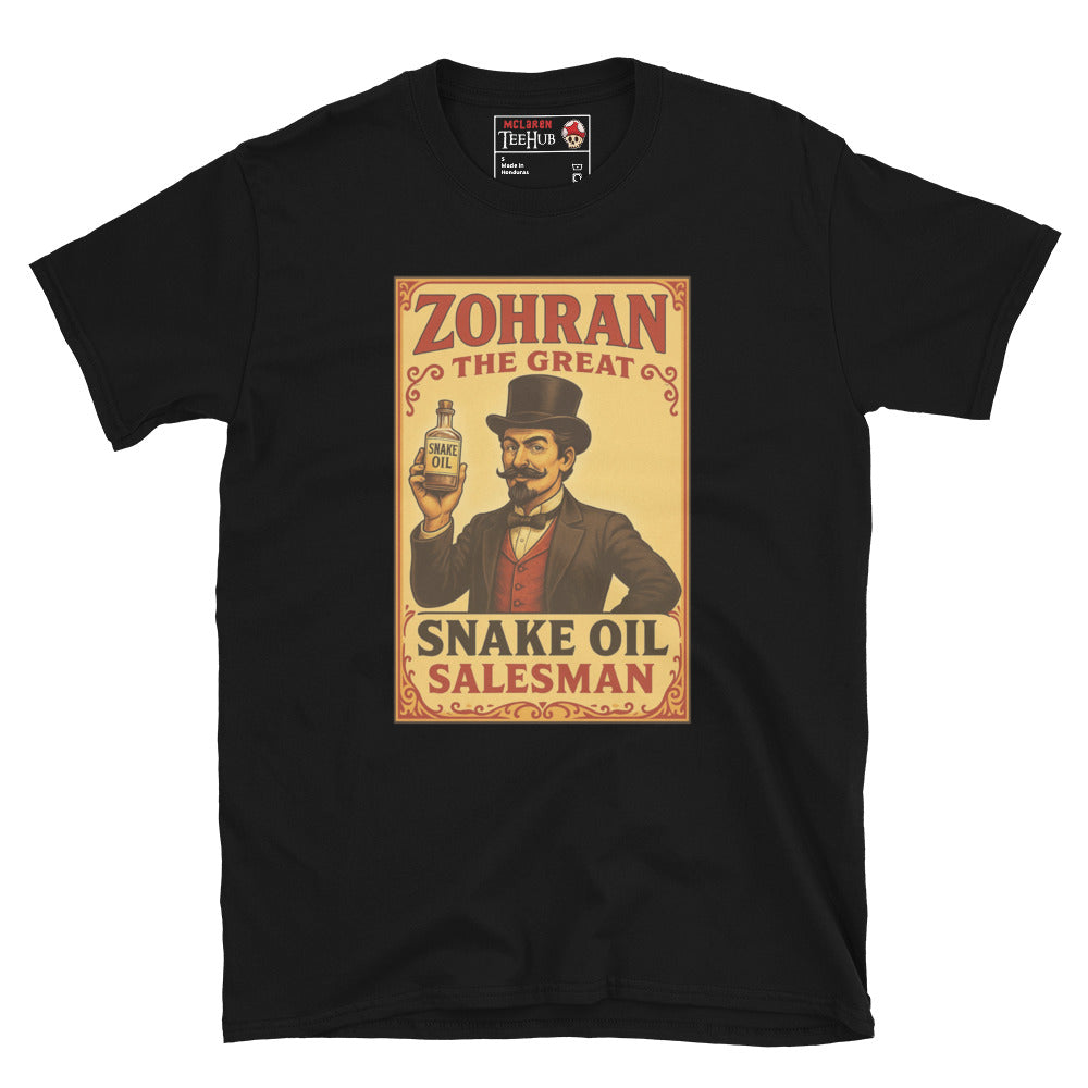 Zohran Snake Oil Salesman T-Shirt Black