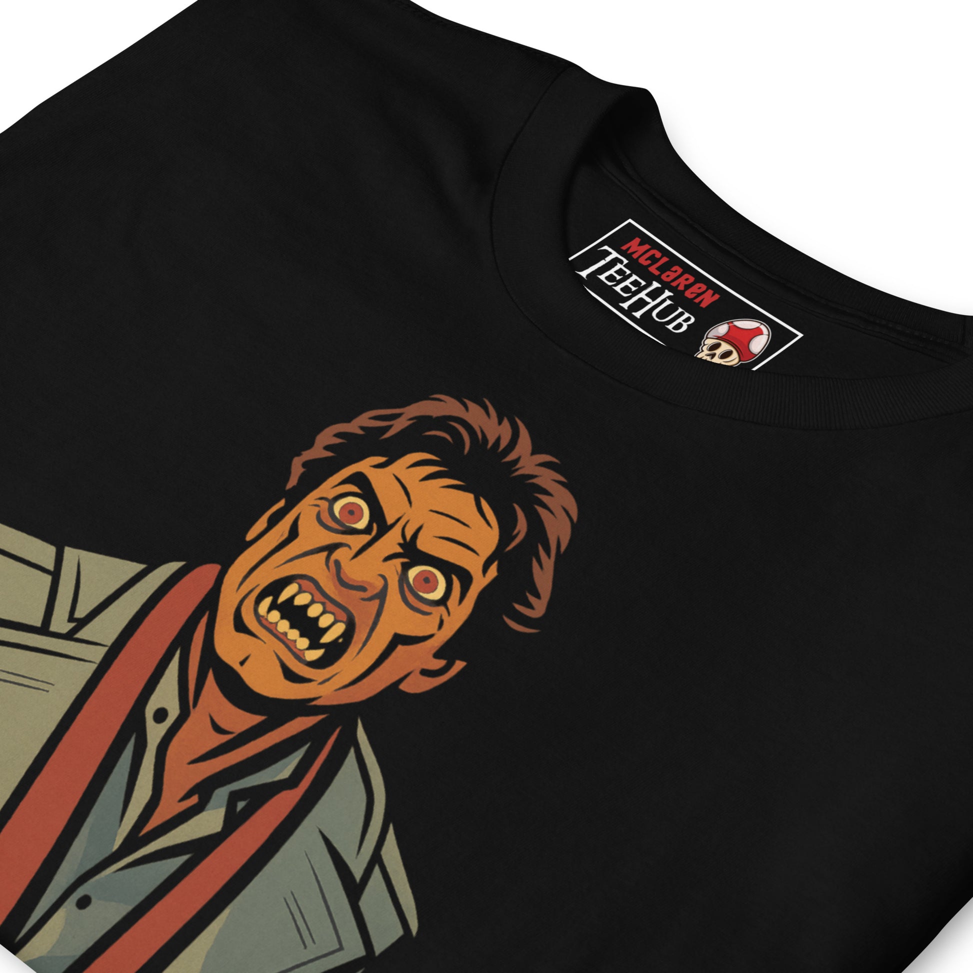 Retro 1985 Fright Night cult classic Black t-shirt – McLaren T-Hub exclusive