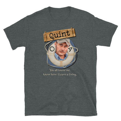 Jaws Movie, Quint t-shirt.