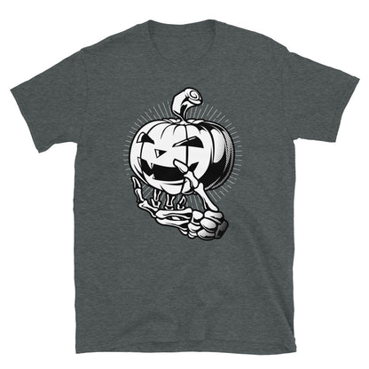 Pumpkin Skeleton hand Halloween Unisex T-Shirt