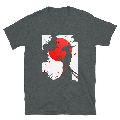 Manga Samurai Silhouette Unisex T-Shirt