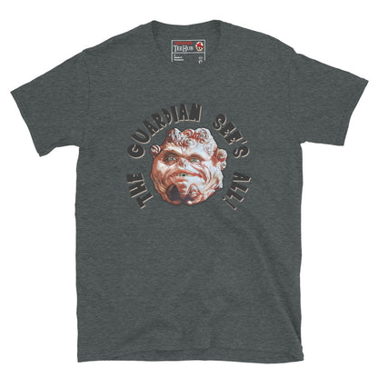 The Guardian inspired t-shirt featuring the iconic eyeball creature from  cult fantasy adventure movie Big Trouble in Little China. Dark Heather
