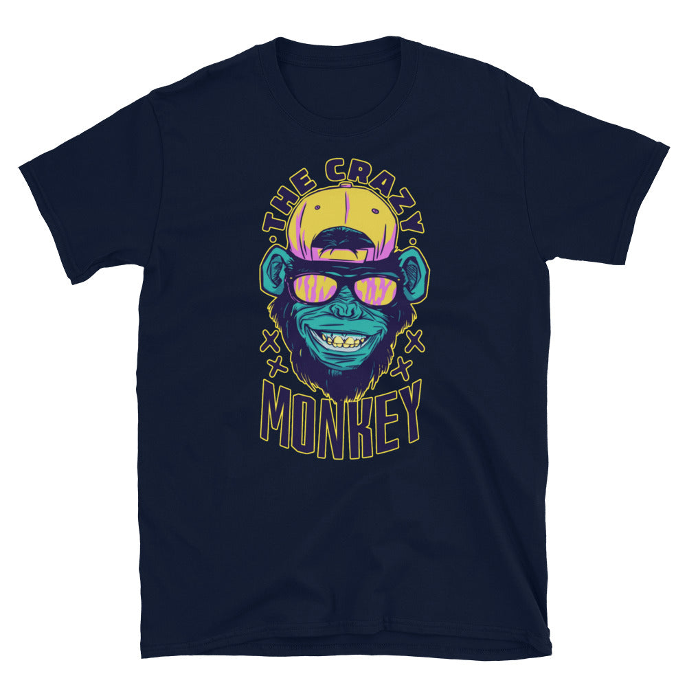 Crazy Monkey Unisex T-Shirt, Crazy Monkey shirt, Shirt Crazy Monkey, Crazy Monkey Shirt, Crazy Monkey Tee, Monkey t-shirt,