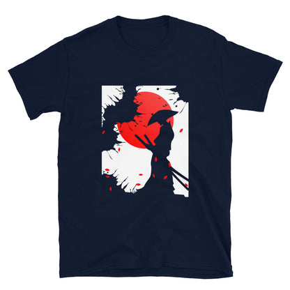 Manga Samurai Silhouette Unisex T-Shirt