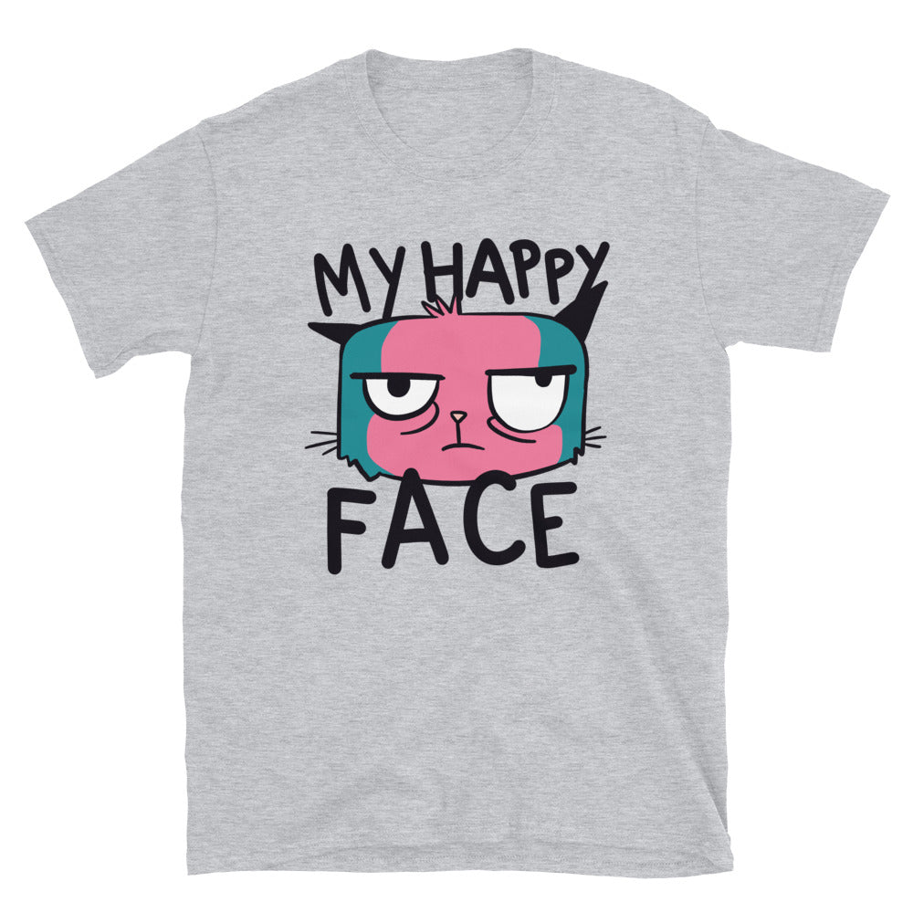 Cat Happy Face tshirt