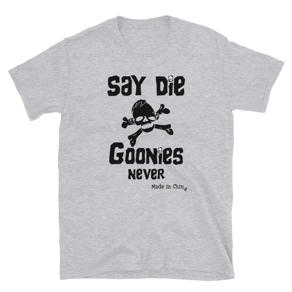 Goonies Misprint T-Shirt black type