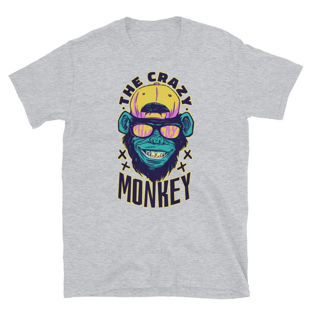 Crazy Monkey Unisex T-Shirt, Crazy Monkey shirt, Shirt Crazy Monkey, Crazy Monkey Shirt, Crazy Monkey Tee, Monkey t-shirt,