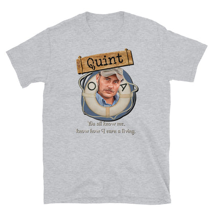 Jaws Movie, Quint t-shirt.