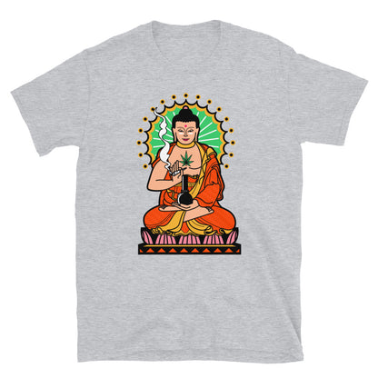 Smoking Buddha Pop Culture Unisex T-Shirt