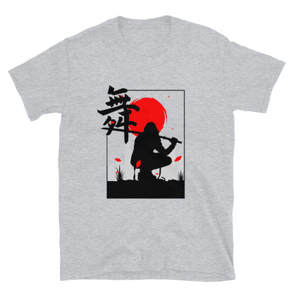 Crouching Samurai Manga Unisex T-Shirt