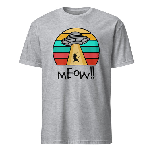 Cat Abduction UFO Unisex T-Shirt