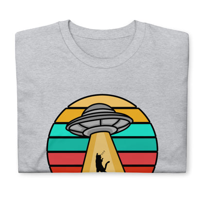 Cat Abduction UFO Unisex T-Shirt