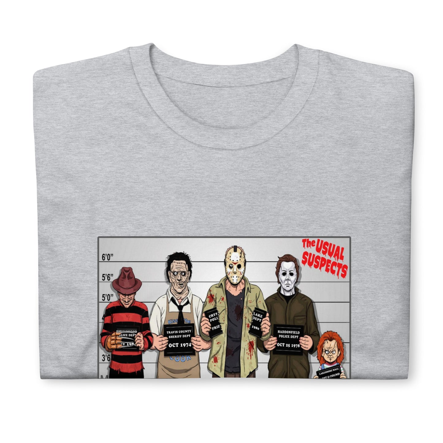 Horror Movie Usual Suspects Unisex T-Shirt