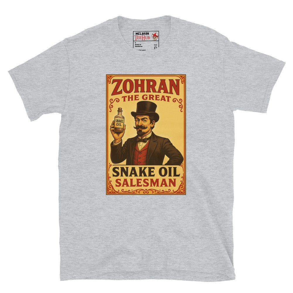 Zohran Snake Oil Salesman T-Shirt Sport grey