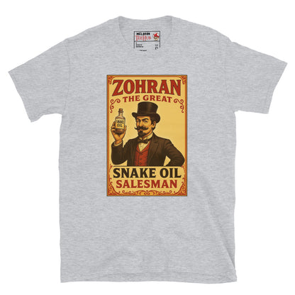 Zohran Snake Oil Salesman T-Shirt Sport grey