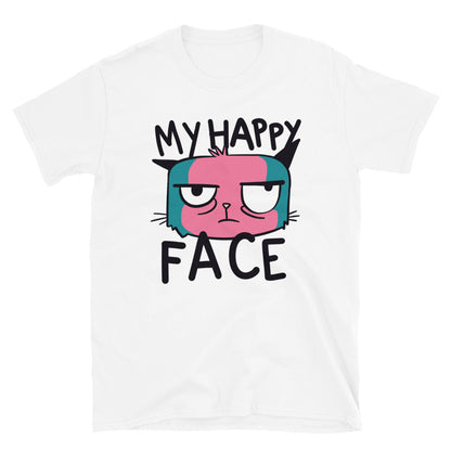 Cat Happy Face tshirt