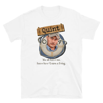 Jaws Movie, Quint t-shirt.