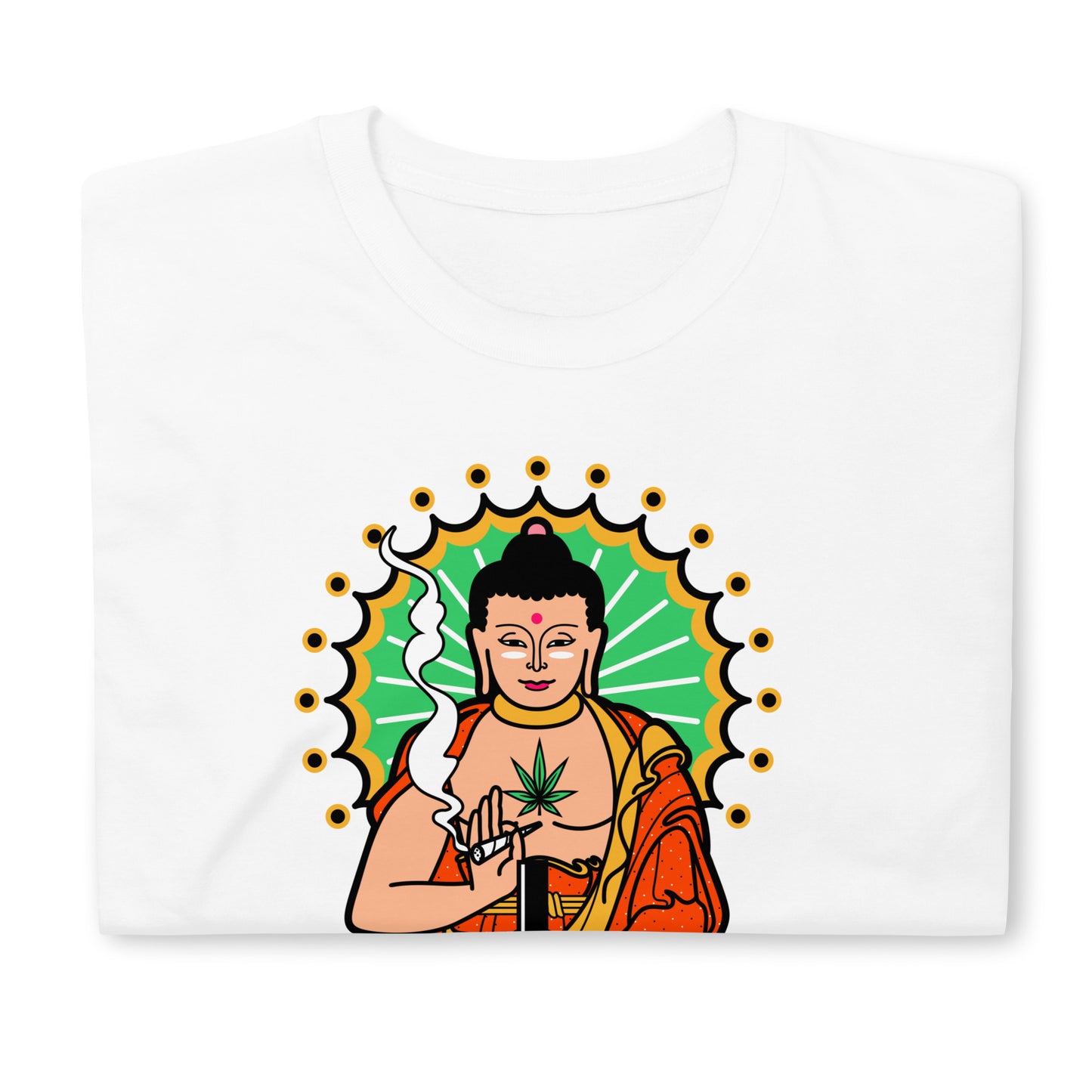 Smoking Buddha Pop Culture Unisex T-Shirt