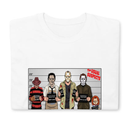 Horror Movie Usual Suspects Unisex T-Shirt