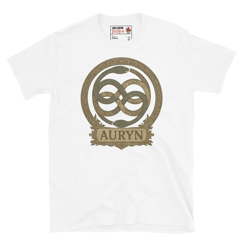 AURYN emblem t-shirt inspired by The NeverEnding Story. White